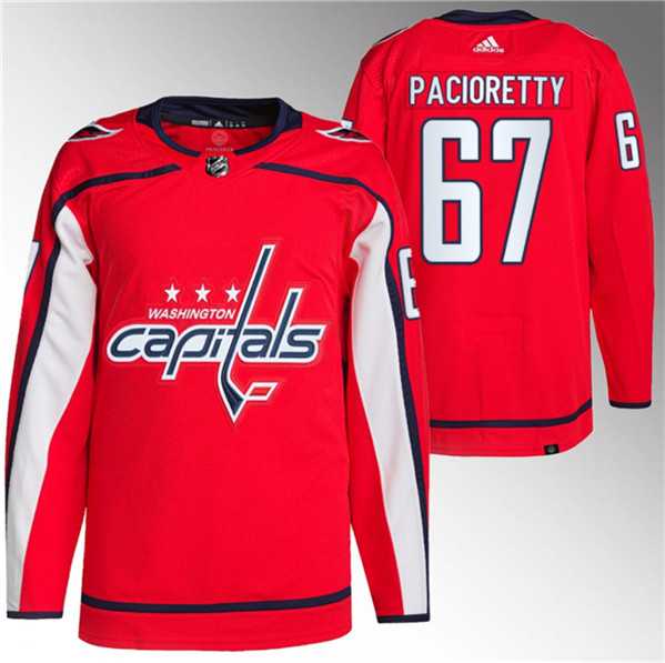 Men%27s Washington Capitals #67 Max Pacioretty Red Stitched Jersey->washington capitals->NHL Jersey